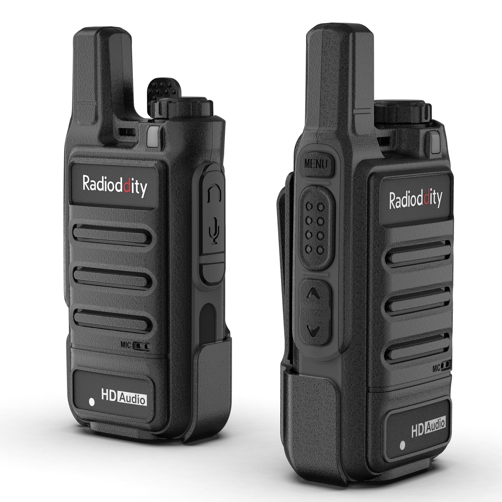 Radioddity GM-N1 GMRS Radio [1 Pair] | 3W | Noise Canceling | 3000mAh Battery | Repeater Capable - Radioddity