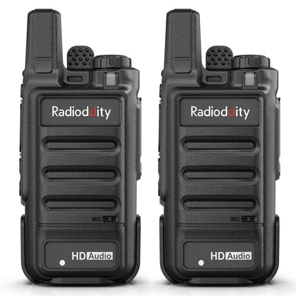 Radioddity GM-N1 GMRS Radio [1 Pair] | 3W | Noise Canceling | 3000mAh Battery | Repeater Capable - Radioddity