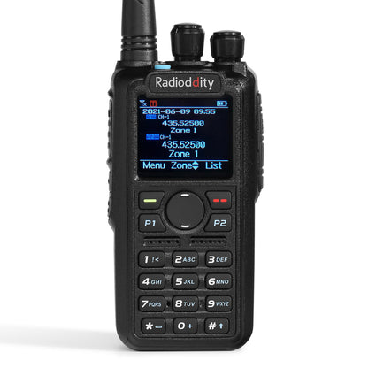 Radioddity GD-AT10G | 10W UHF | Analog & Digital DMR Tier I & II | GPS APRS Function | Color Screen - Radioddity