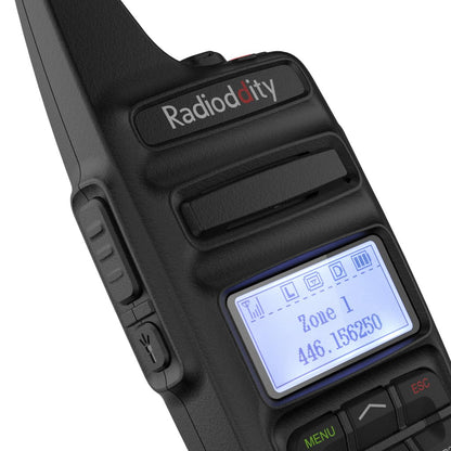 Radioddity GD-73A/E | DMR | UHF/PMR | USB Program & Charge | 3600mAh | SMS | Hotspot Use - Radioddity