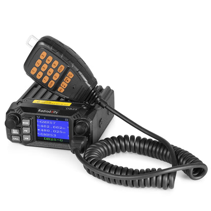 Radioddity DB25-G GMRS Mobile Radio | 25W | Quad Watch | UHF VHF Scanning | Repeater Capable - Radioddity