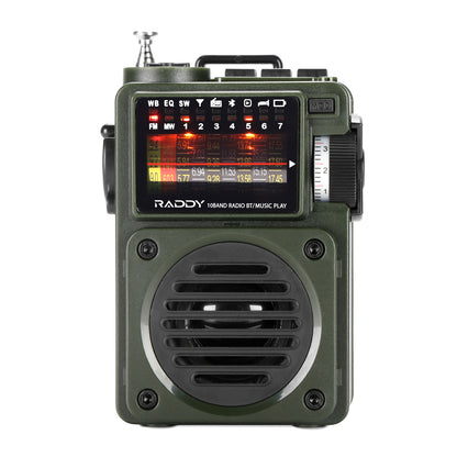 Raddy RF750 Shortwave Radio | AM/FM/SW/WB | Portable Digital Rechargeable | Bluetooth 5.0 - Radioddity