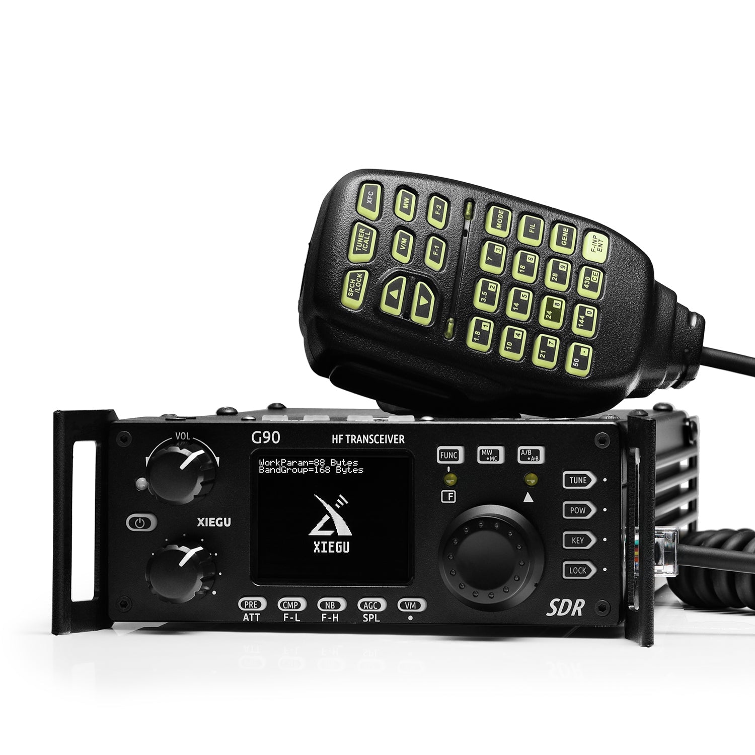 Xiegu G90 HF Radio | SDR | QRP | Auto Antenna Tuner | 20W | Remote Head - Radioddity