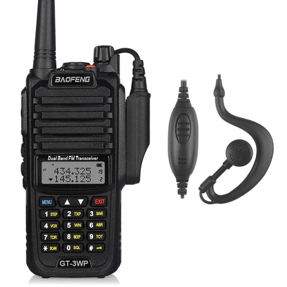 2 pcs x Baofeng GT-3WP Waterproof Two Way Radio + 1 x Programming Cable [DISCONTINUED] - Radioddity