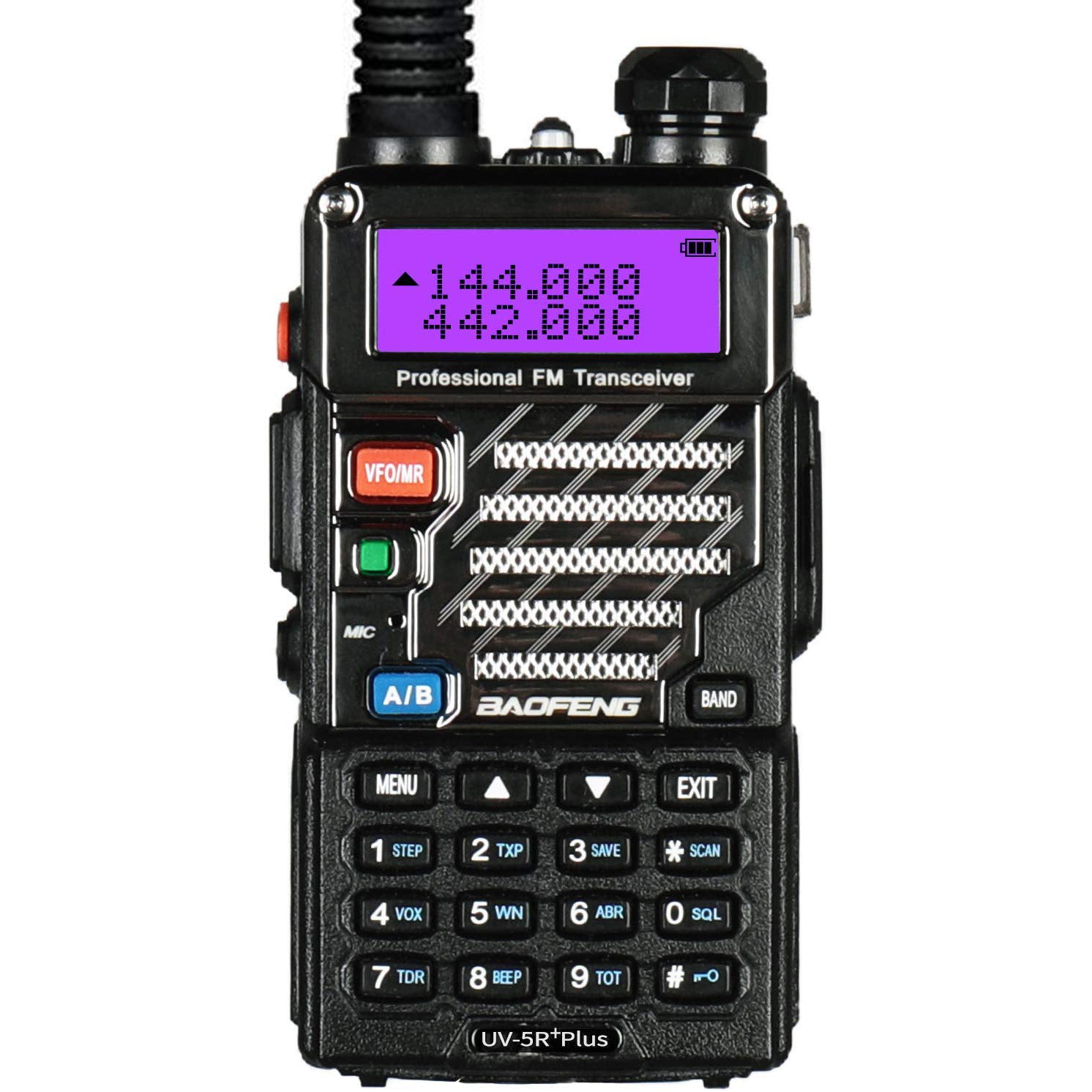 Baofeng UV-5R PLUS [5 Colors] | DUAL BAND | 4/1W | 128CH | FLASHLIGHT - Radioddity