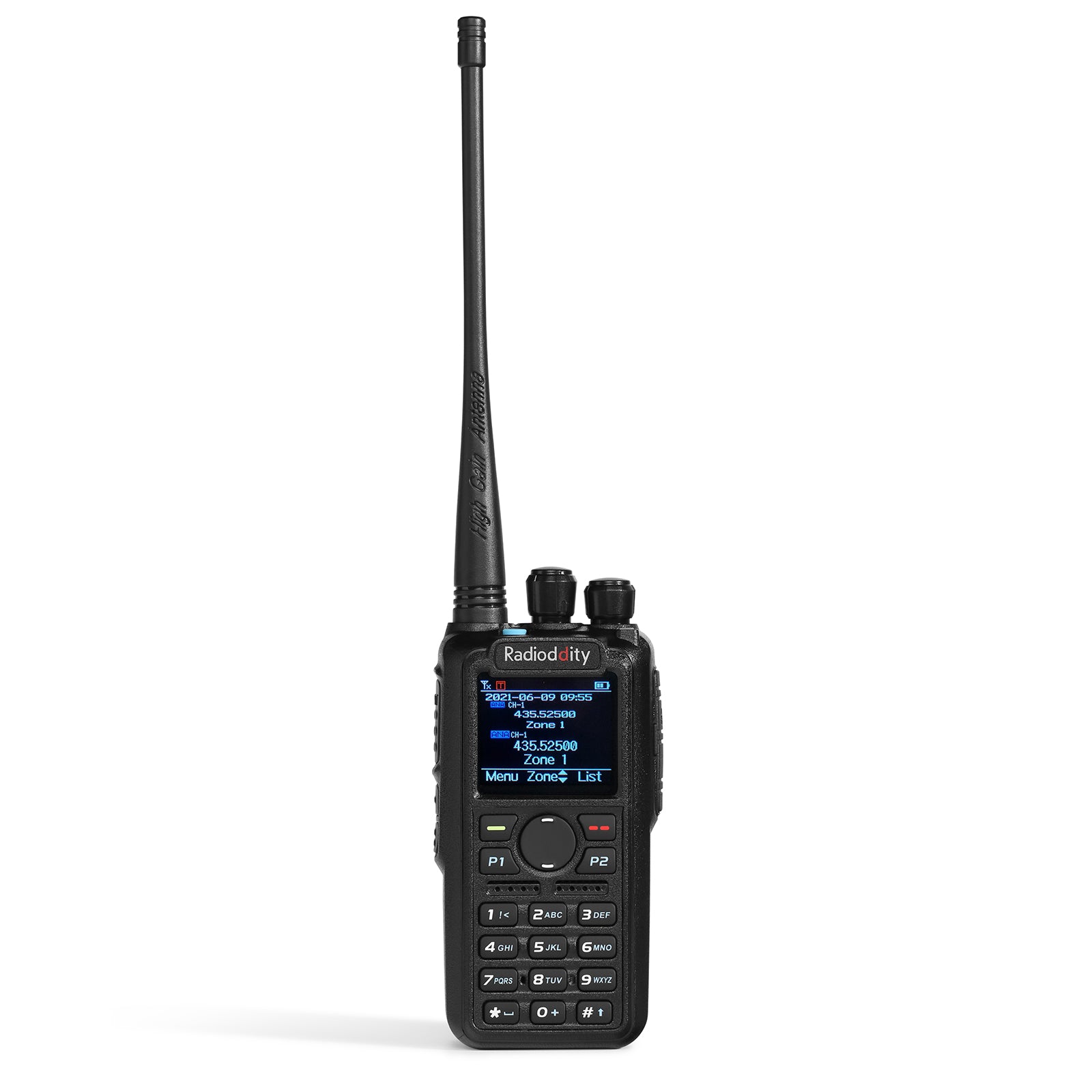 Radioddity GD-AT10G | 10W UHF | Analog & Digital DMR Tier I & II | GPS APRS Function | Color Screen - Radioddity