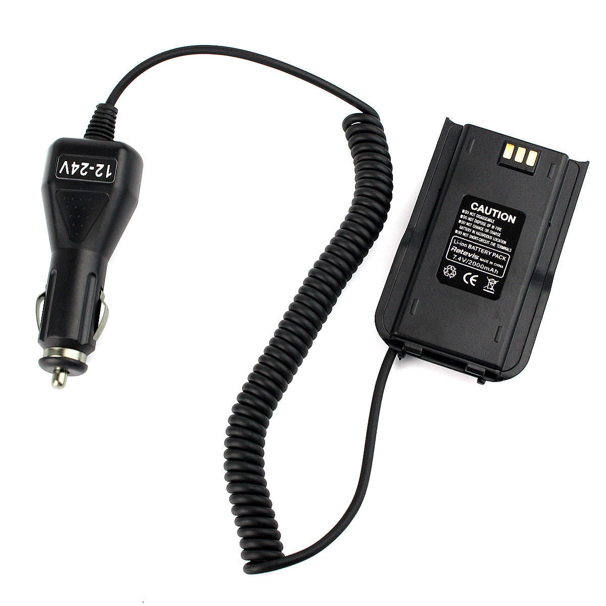 TYT MD-380 Car Charger Battery Eliminator - Radioddity