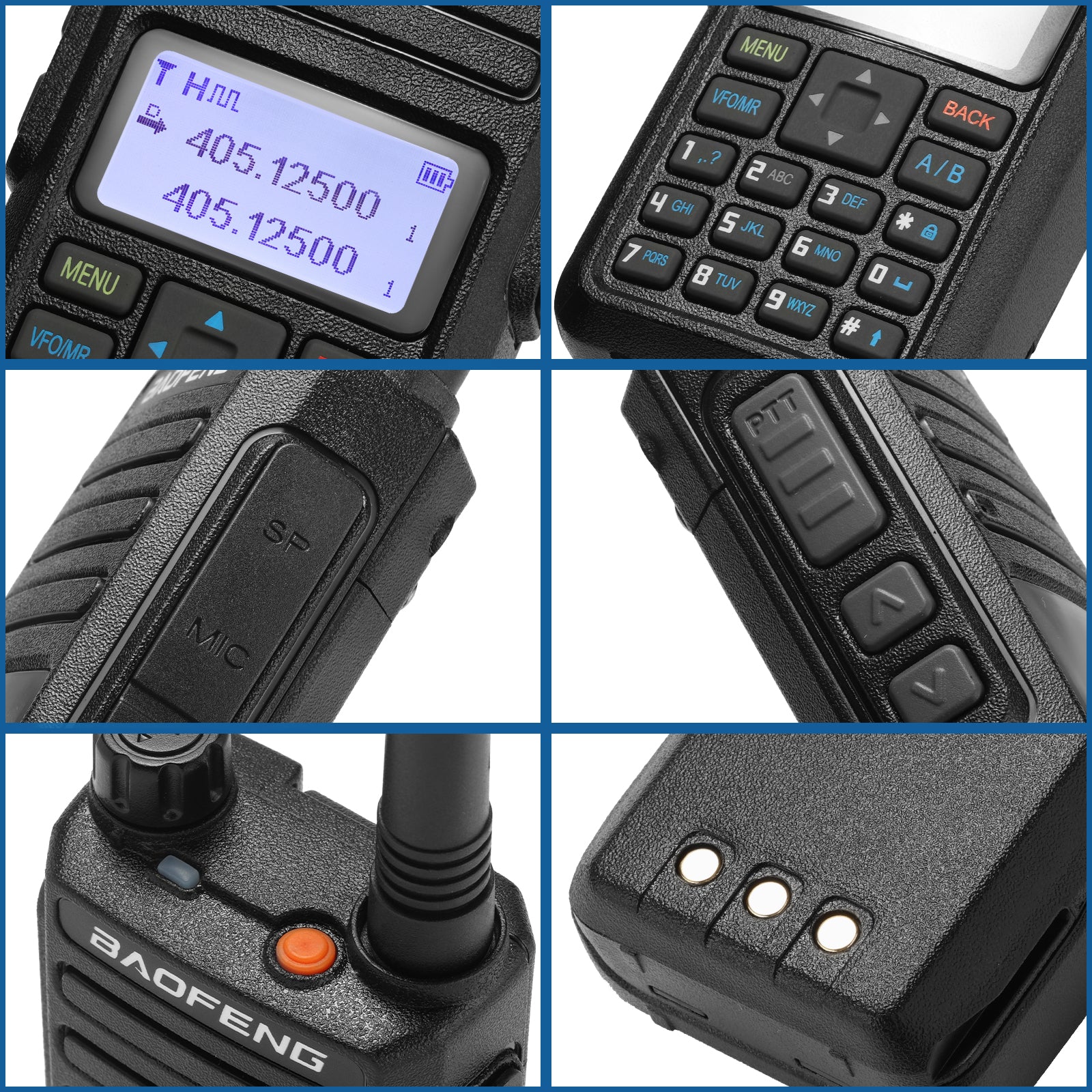 Baofeng DR-1801UV DMR Radio | 5W/1W | Analog & Digital | VHF & UHF | VFO | SMS | Dual Time Slot - Radioddity