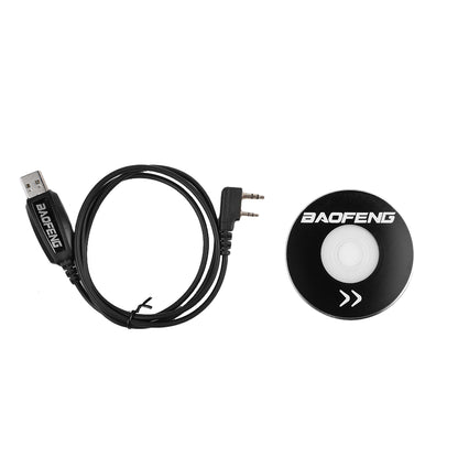 Baofeng GT-3 Mark II [5 Pack Cable] | Dual Band | 5W | Better Antenna | VOX | Flashlight - Radioddity