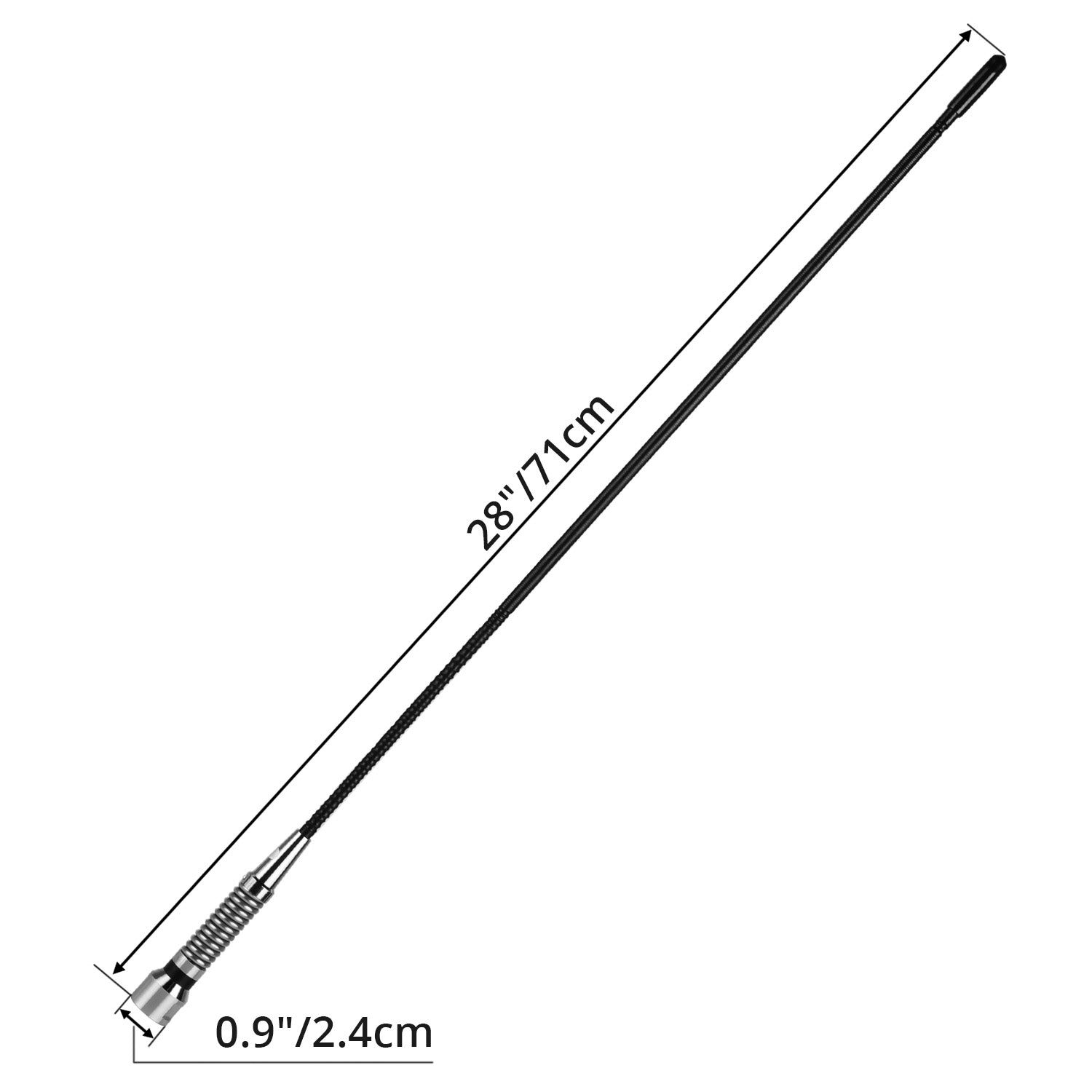 Radioddity CB Radio Antenna | PL259 Connector | for 27MHz 11 Meter Mobile Radio - Radioddity