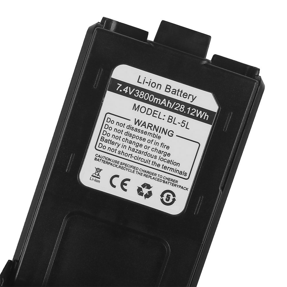 Baofeng 7.4V 3800mAh Li-ion Battery for RD-5R/UV-5R/UV-5R Plus/UV-5RTP - Radioddity