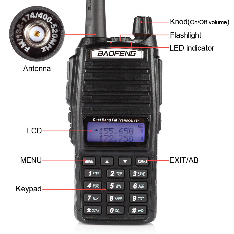 Baofeng UV-82L [OPEN BOX] - Radioddity