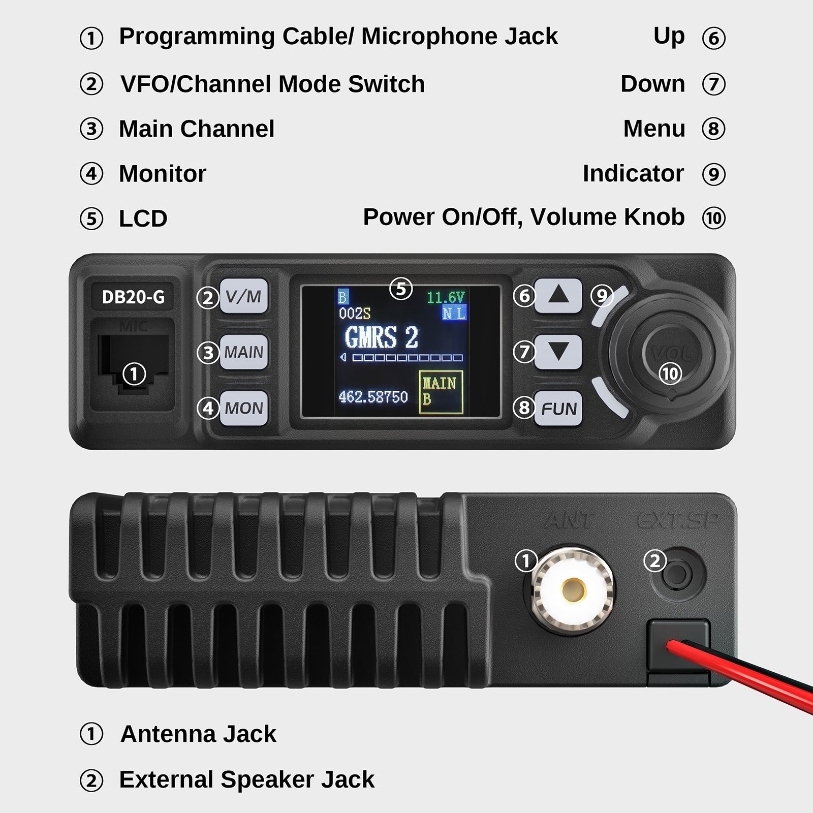 Radioddity DB20-G [OPEN BOX] - Radioddity