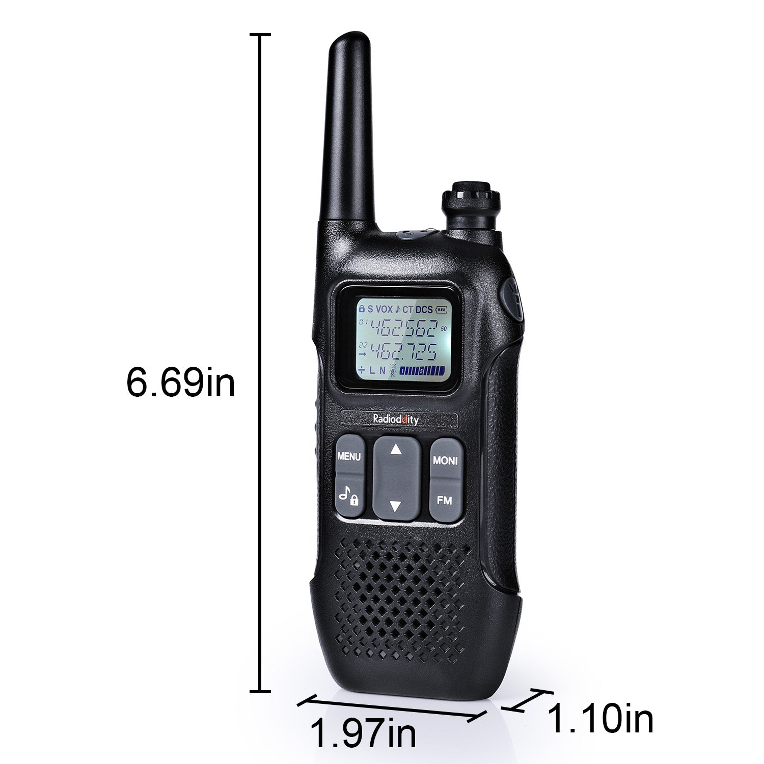 Radioddity FS-T1 / PR-T1 [1 Pair] | NOAA Weather Alert | License-free | USB Charging - Radioddity