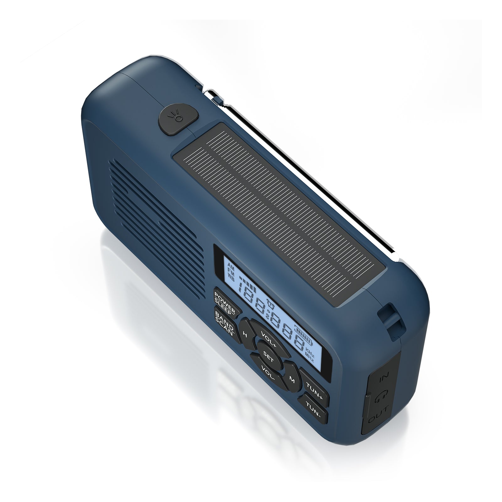 Raddy SW2 Emergency Radio | Hand Crank Solar Powered | AM FM WB | NOAA Weather Radio [DISCONTINUED] - Radioddity