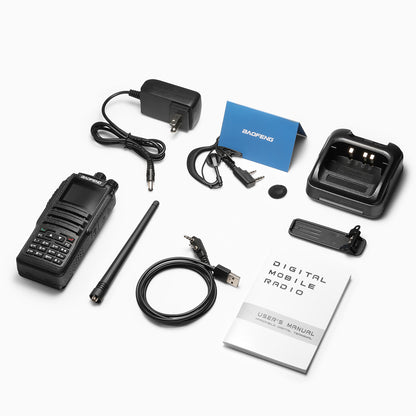 Baofeng DM-1701 DMR | Dual Band | 5W | 120K Contacts Import | SMS Function - Radioddity