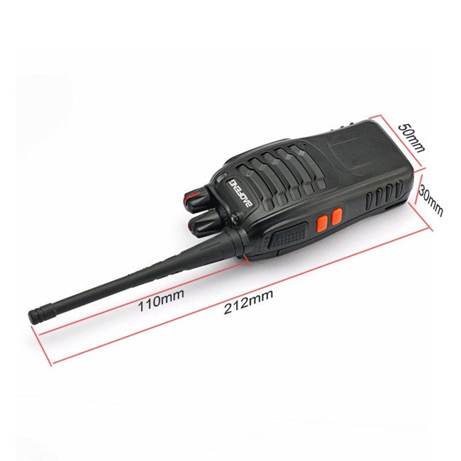 Baofeng BF-888S [4 Pack] | UHF |  5W | 16CH | CTCSS/DCS | Emergency Alarm | Flashlight - Radioddity