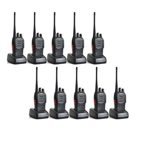 Baofeng BF-888S [10 Pack] | UHF |  5W | 16CH | CTCSS/DCS | Flashlight - Radioddity