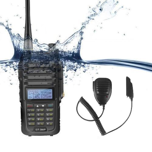 Baofeng GT-3WP Waterproof Two Way Radio + Speaker Mic [DISCONTINUED] - Radioddity