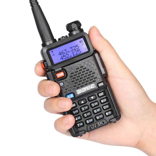 Baofeng UV-5R | Dual Band | 4/1W | 128CH | Flashlight | VOX | Alert | TOT - Radioddity