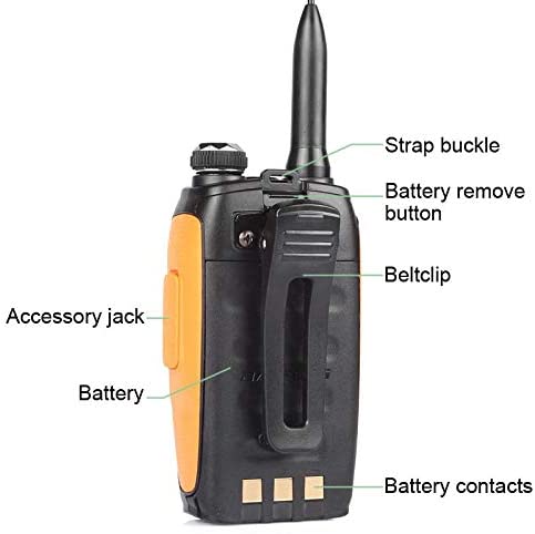 Baofeng GT-3 Mark II | Dual Band | 5W | Better Antenna | VOX | Flashlight | with Battery - Radioddity