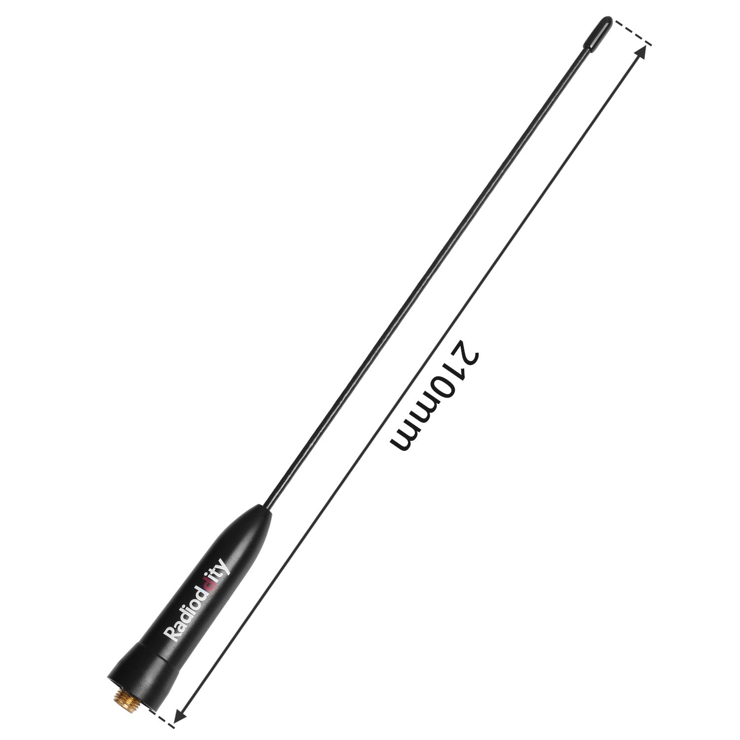 Baofeng GT-3 Mark II [2 Pack + Cable] | Dual Band | 5W | Better Antenna | Flashlight - Radioddity