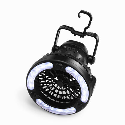 Raddy CF2 Portable Camping Fan with LED Lantern Battery Powered Tent Light [DISCONTINUED] - Radioddity