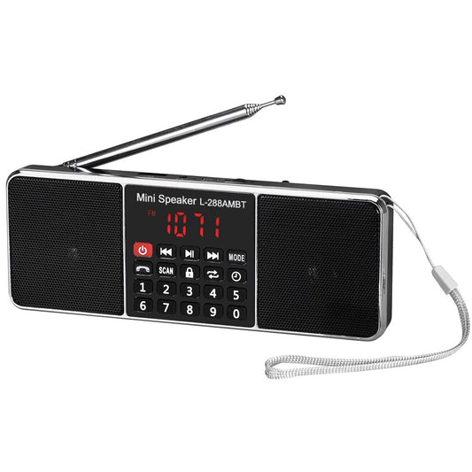 Bluetooth Super Bass Speaker SD/TF MP3 Player AM/FM Radio [DISCONTINUED] - Radioddity