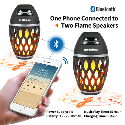 InstaBox FS18 Firestarter LED Flame Speaker Bluetooth 4.2 [DISCONTINUED] - Radioddity