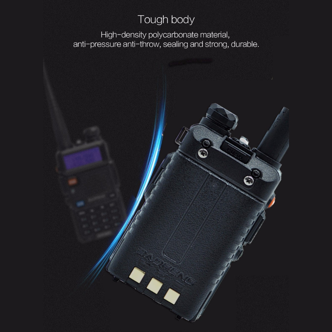 Baofeng UV-5R [2 Pack] | Dual Band | 4/1W | 128CH | Flashlight | VOX | Alert - Radioddity