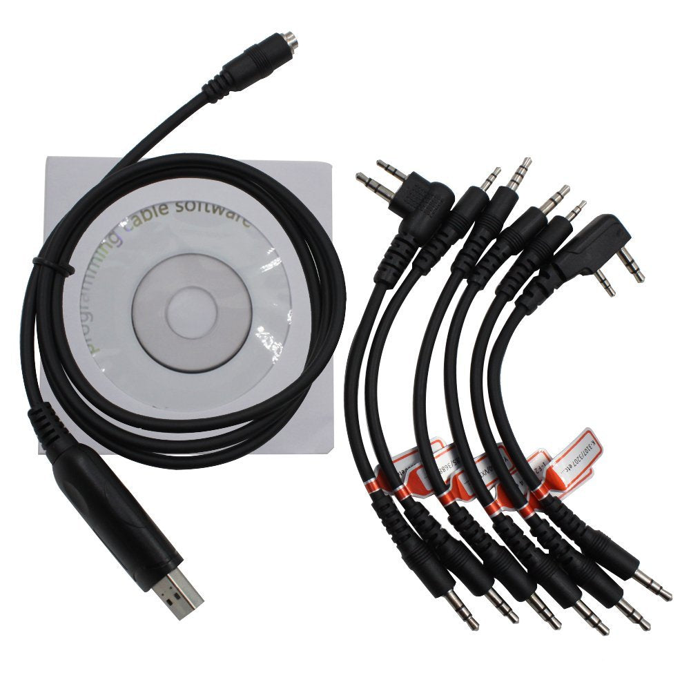 6 in 1 USB Programming Cable [DISCONTINUED] - Radioddity