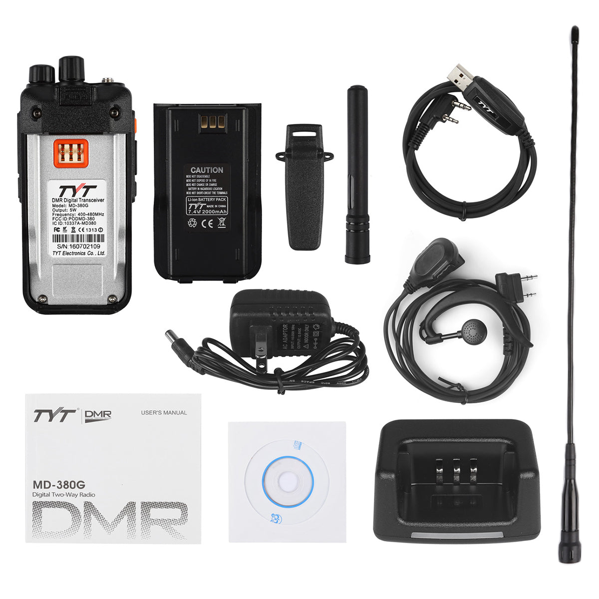 TYT MD-380G UHF DMR + GPS [DISCONTINUED] - Radioddity