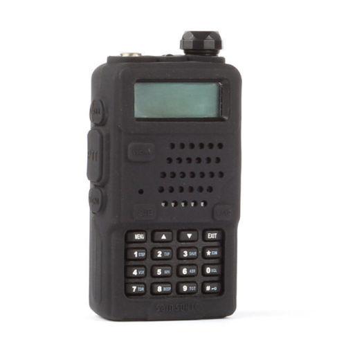 Black Rubber Softcase for Baofeng UV-5R [DISCOUTINUED] - Radioddity