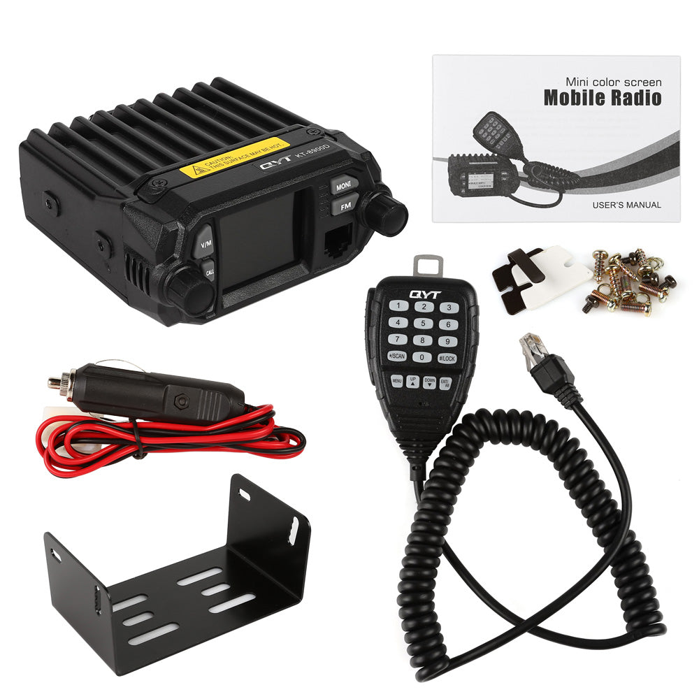 QYT KT-7900D 25W Quad Band Car Mobile Radio [DISCONTINUED] - Radioddity