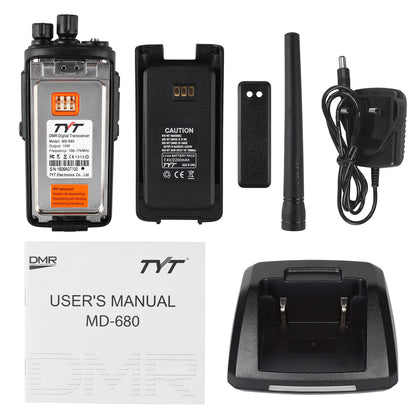 TYT MD-680 VHF Waterproof Digital Two Way DMR Radio [DISCONTINUED] - Radioddity