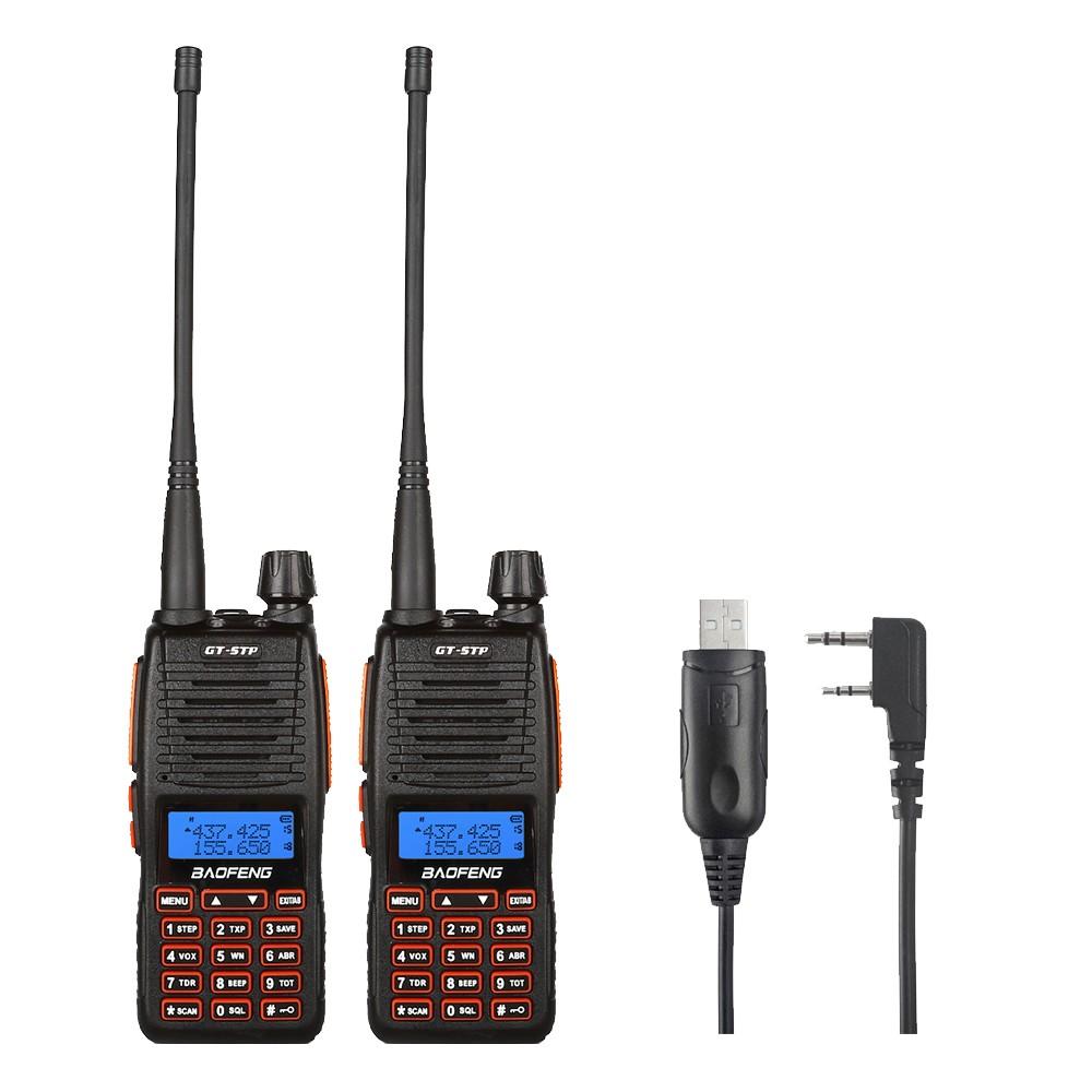 Baofeng GT-5TP Two-Way Radio [2 Packs] + Cable - Radioddity