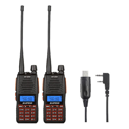 Baofeng GT-5TP Two-Way Radio [2 Packs] + Cable - Radioddity