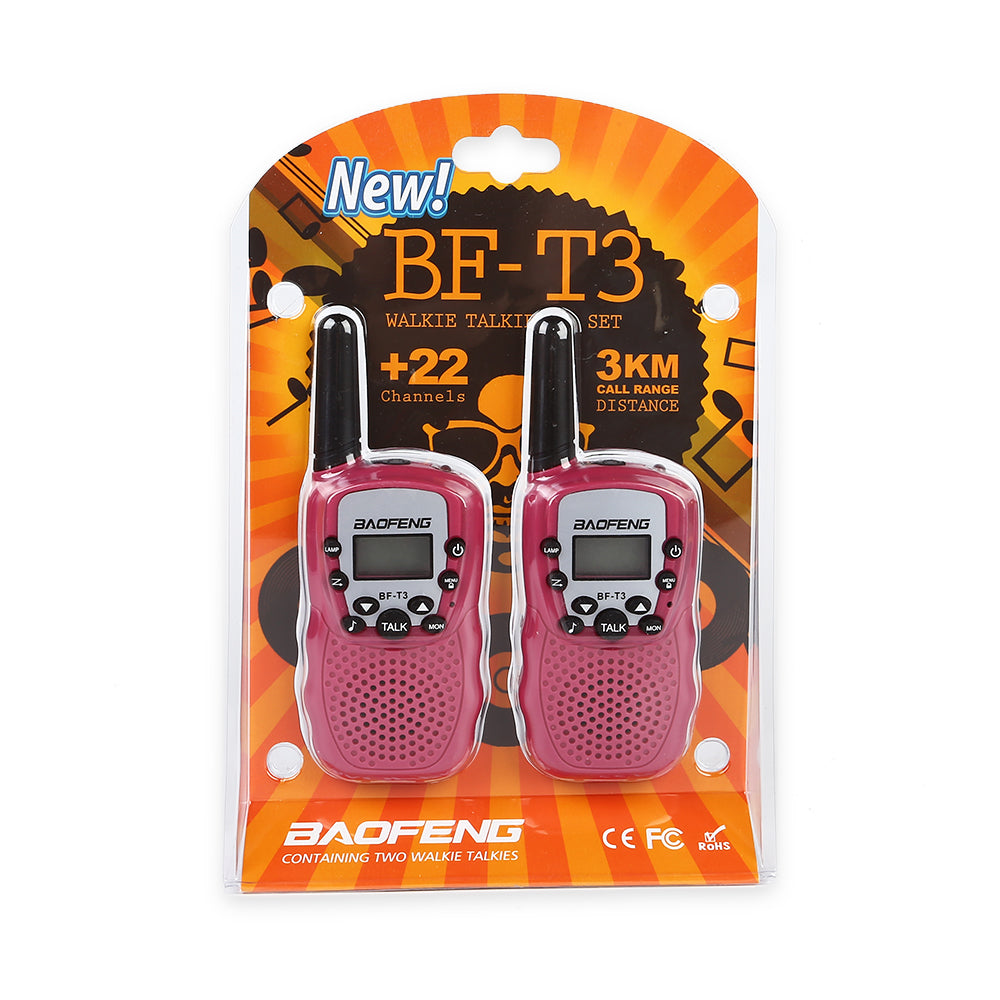 2x Baofeng T-3 Child Walkie Talkie [DISCONTINUED] - Radioddity