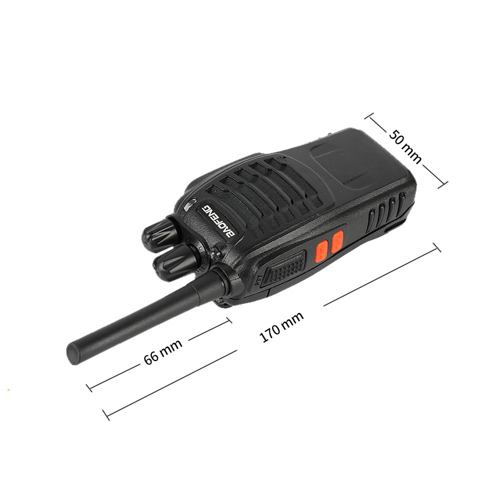 Baofeng BF-88A / 88E | USB Charging | Upgraded 888S | FRS / PMR | 1500mAh - Radioddity