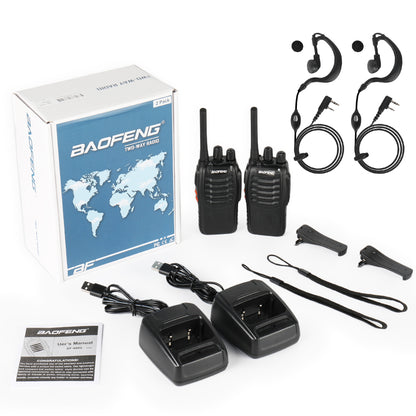 Baofeng BF-88A / 88E | USB Charging | Upgraded 888S | FRS / PMR | 1500mAh - Radioddity