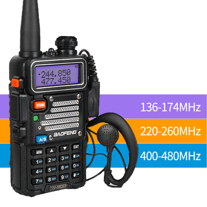 Baofeng x Radioddity UV-5RX3 | Tri-band 1.25M | Tri-color LCD | 2 Antennas | with Cable - Radioddity