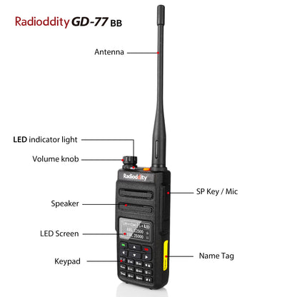 GD-77 Dual Band DMR (Inverted Display) - Radioddity