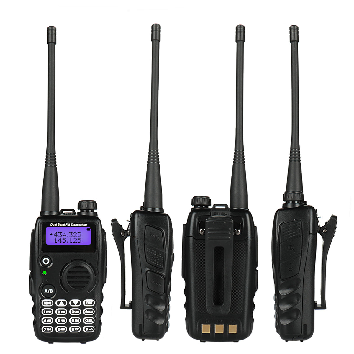 GA-5S Dual Band Tri-Power Two way Radio [2 Pack + 1 Cable] - Radioddity