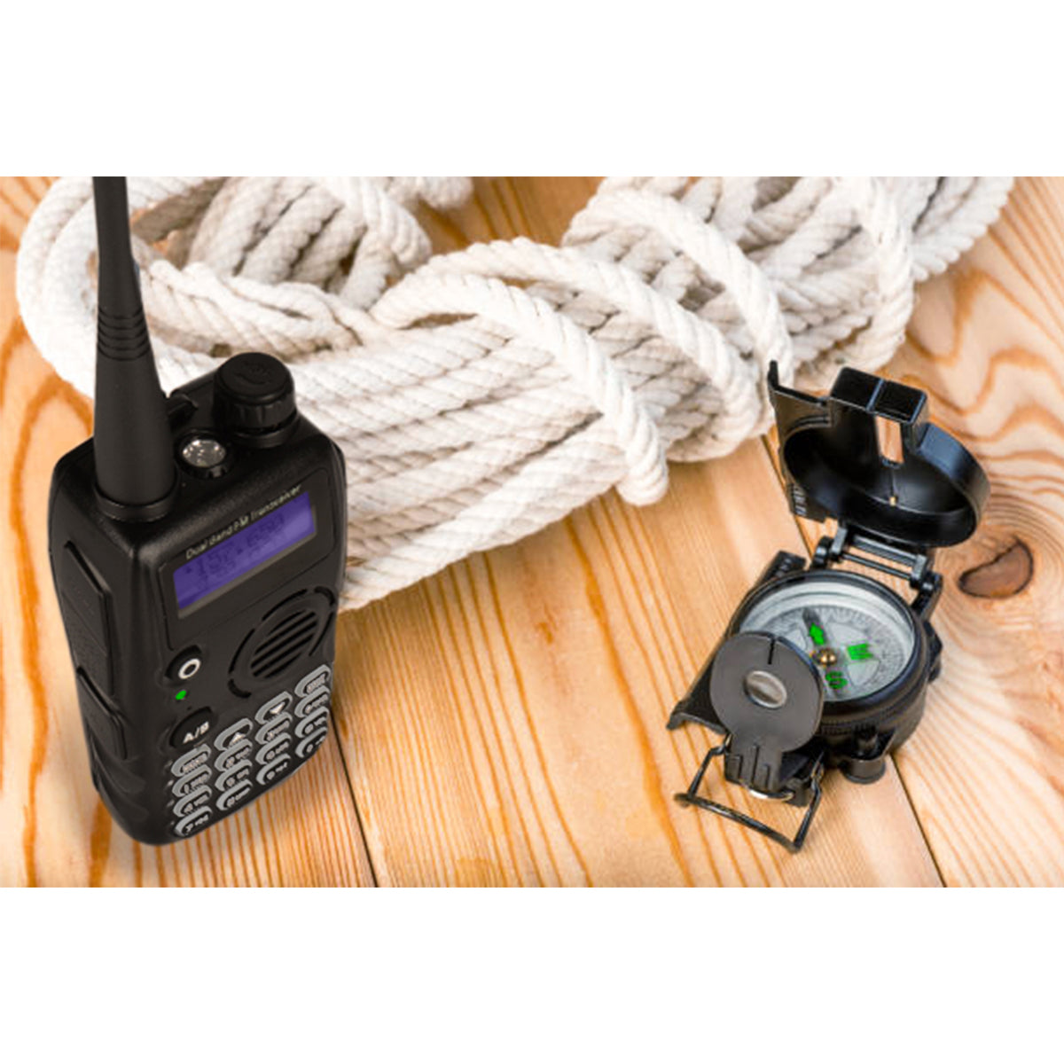 GA-5S Dual Band Tri-Power Two way Radio [2 Pack + 1 Cable] - Radioddity