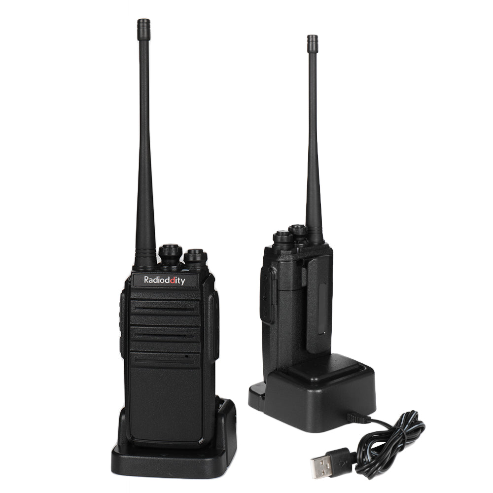 GA-2S UHF Long Range Two Way Radio Rechargeable VOX Walkie Talkies - Radioddity