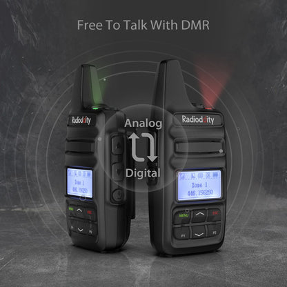 Radioddity GD-73A/E | DMR | UHF/PMR | USB Program & Charge | 3600mAh | SMS | Hotspot Use - Radioddity