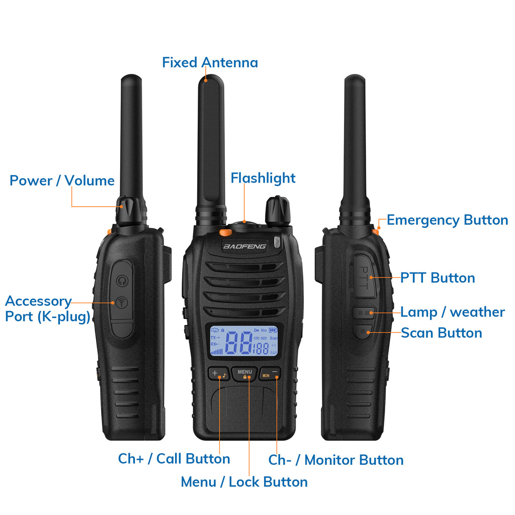 Baofeng ? walkie talkie Portable professionnel, Station de Radio