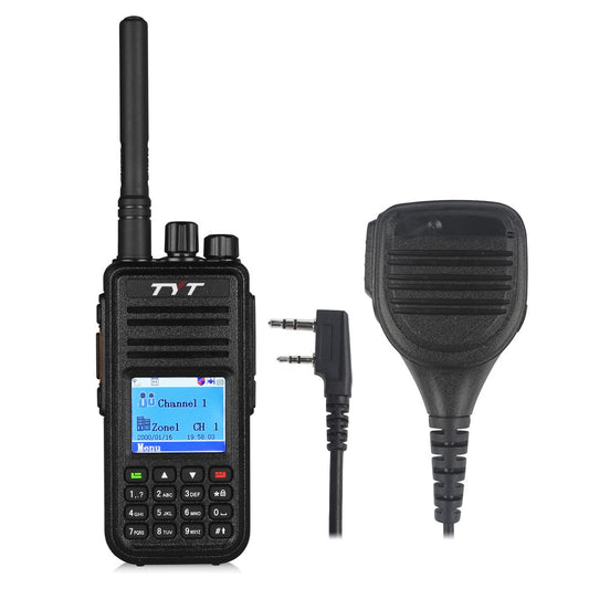 TYT MD-380 UHF DMR Digital Radio +  Remote Speaker - Radioddity