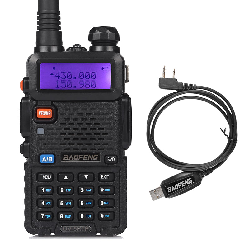 Baofeng UV-5RTP | Dual Band | 8W/4W/1W | Tri-power Two Way Radio | with Cable [DISCONTINUED] - Radioddity