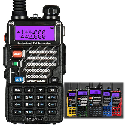 Baofeng UV-5R PLUS [5 Colors] | DUAL BAND | 4/1W | 128CH | FLASHLIGHT - Radioddity